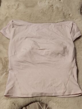 Lululemon Open-Back Cropped Top With Built-In Bra -NWOT